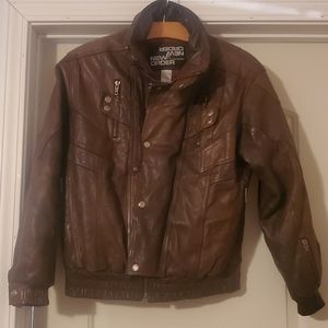 New Order Men's Leather Jacket